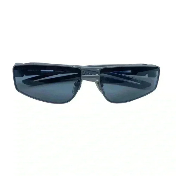 Balenciaga BB0109S 002 63 16-140 grey rectangle aviator sunglasses - Picture 1 of 11